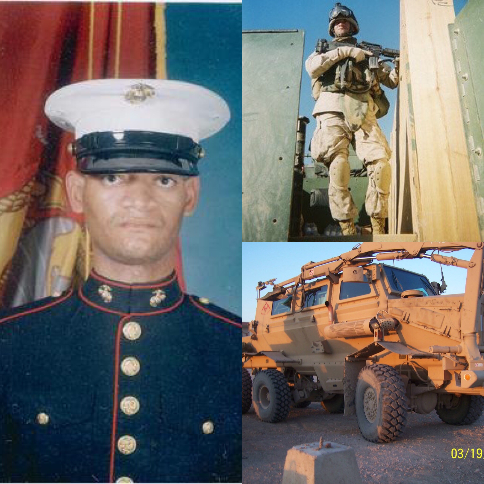 Rafael Gutierrez Jr. during Marine service